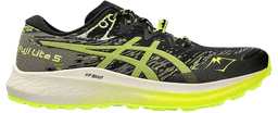 Asics fuji lite black-safetyyellow