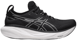 Asics gel-nimbus black-puresilver