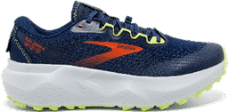 Brooks caldera 6 in NAVY/FIRECRACKER/GREEN