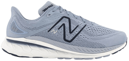 fresh foam x 860 v13 - lightarcticgreywithnaturalindigoandsilvermetallic